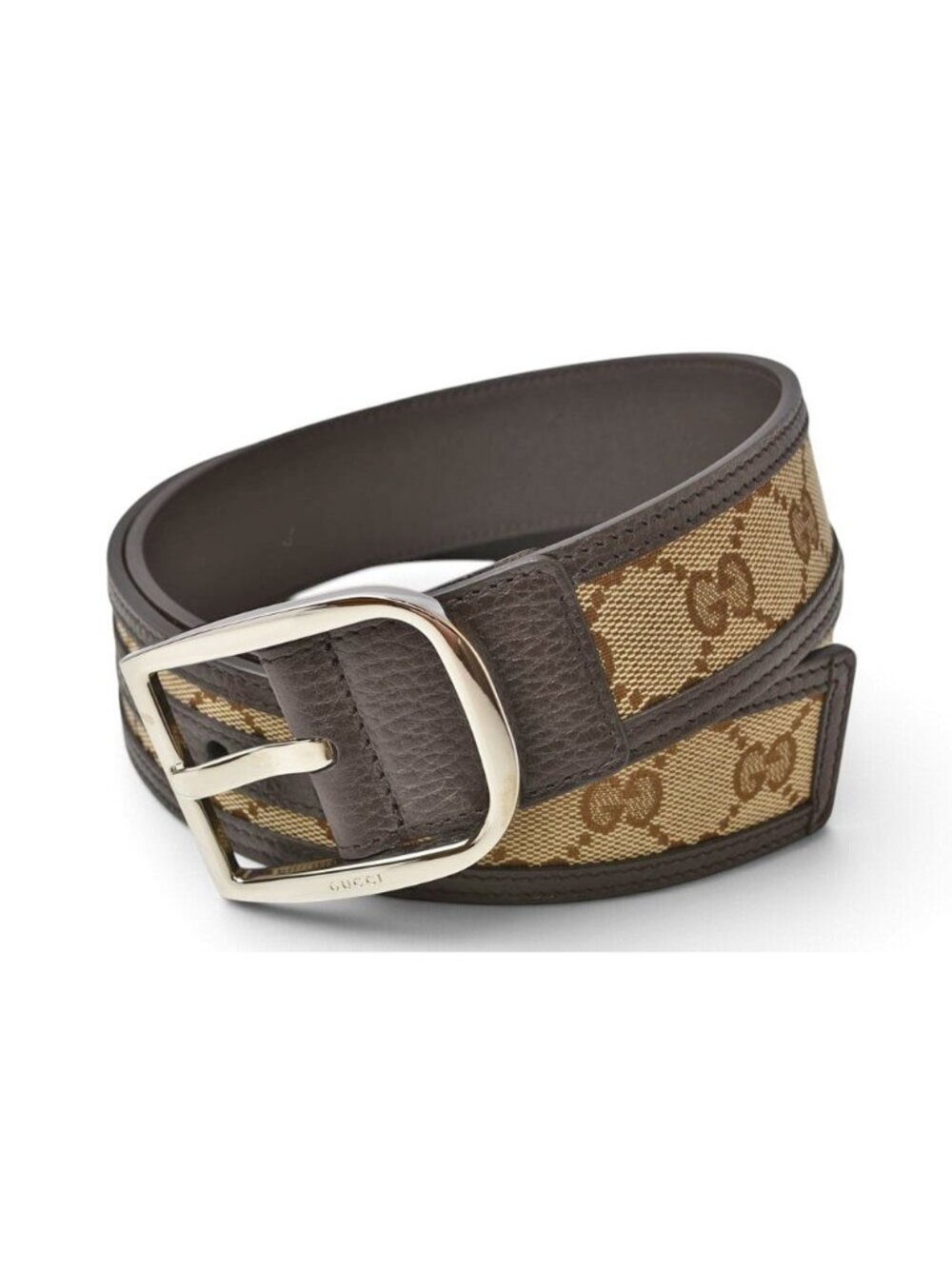 Gucci Belt GG Brown Beige 90